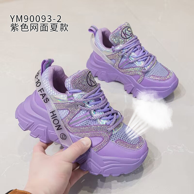 Scarpe Sportive Suola Alta