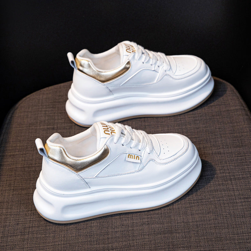 Scarpe Bianche Rialzate