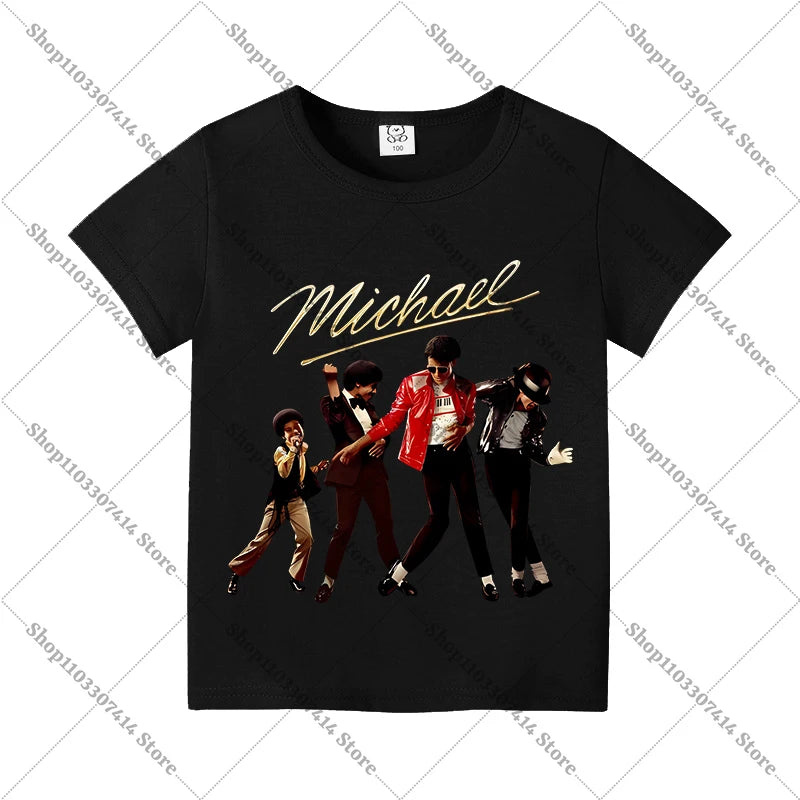 Maglietta Michael Jackson Anime Bambini