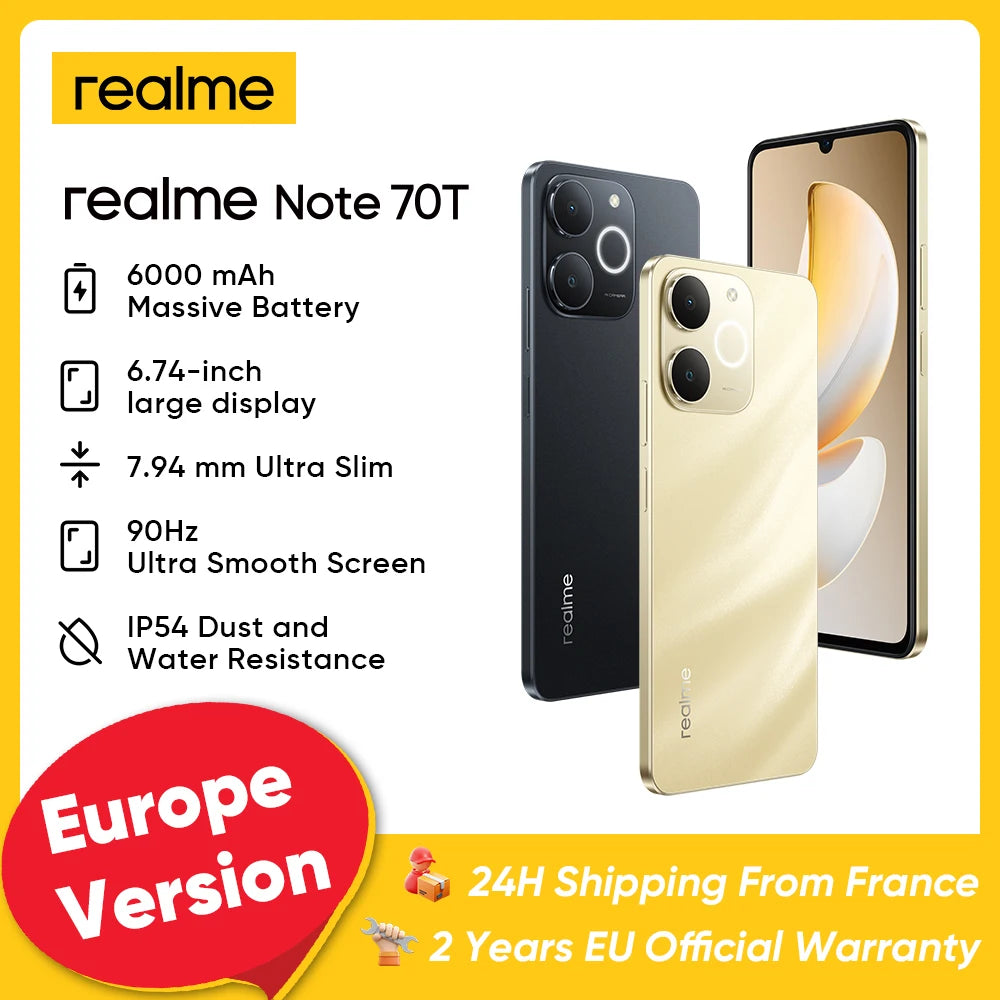 Smartphone Realme Note70T