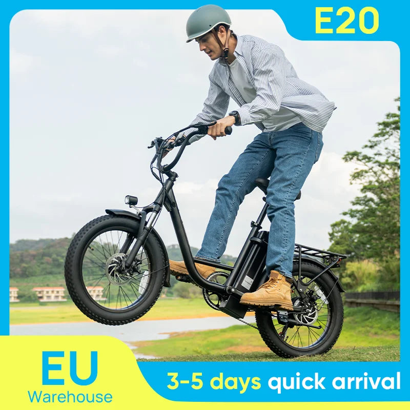 Urlife E-Bike Fat Tire 1000W 48V