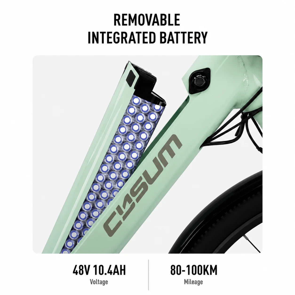 CYSUM X-City Bici Elettrica Urbana 26"