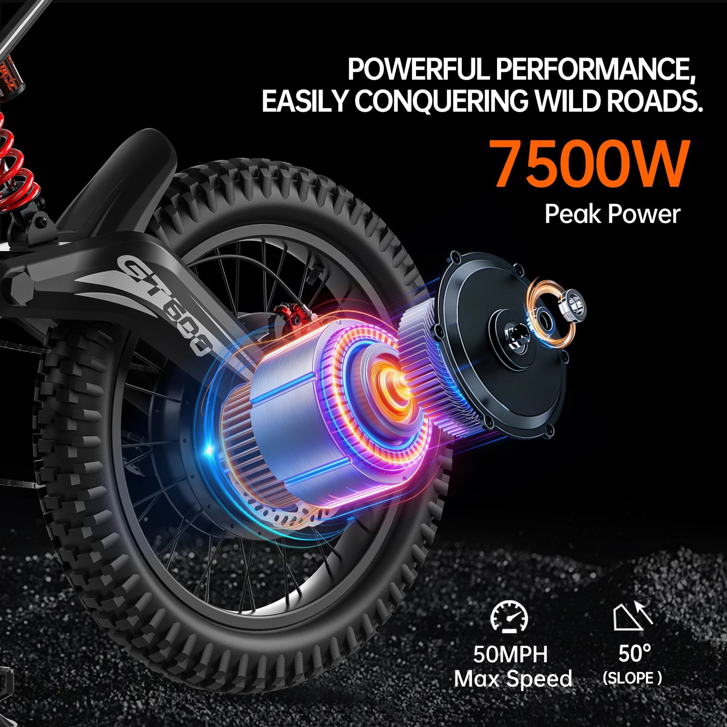GT600 Moto Elettrica Fuoristrada 7500W