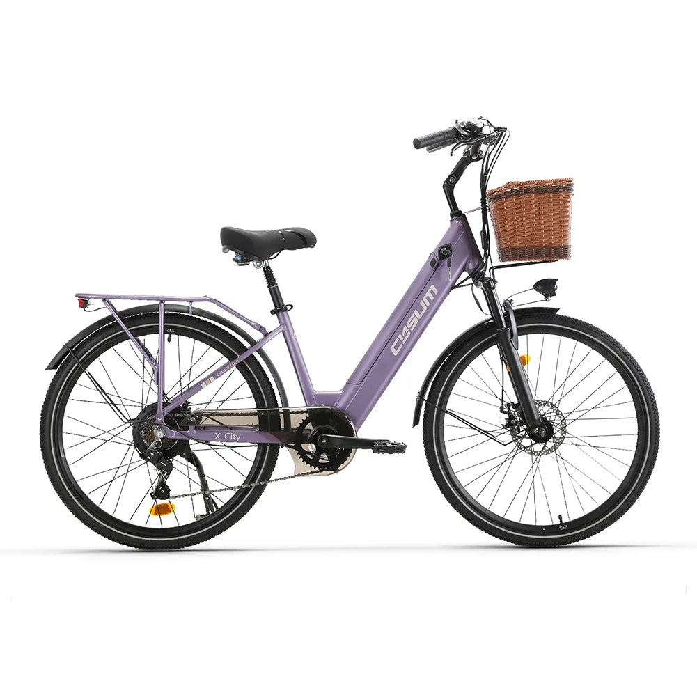 CYSUM X-City Bici Elettrica Urbana 26"