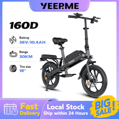 YEEPME E-Bike Pieghevole 160D 500W
