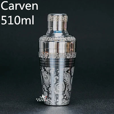 Strumenti da bar shaker per cocktail Boston Bar in acciaio inossidabile con incisione da 550 ml/850 ml