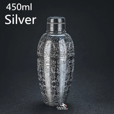 Strumenti da bar shaker per cocktail Boston Bar in acciaio inossidabile con incisione da 550 ml/850 ml