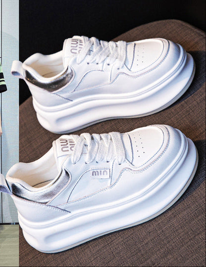 Scarpe Bianche Rialzate