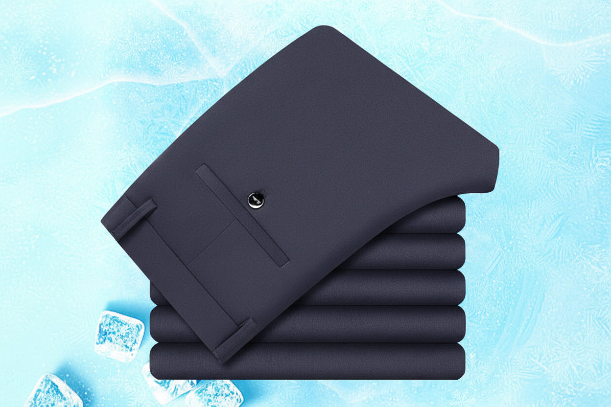 Pantaloni Uomo Elasticizzati Antipiega