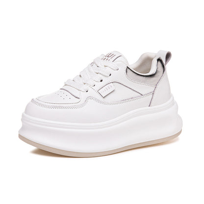 Scarpe Bianche Rialzate