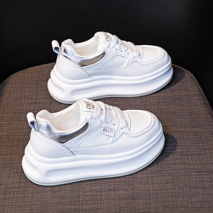 Scarpe Bianche Rialzate