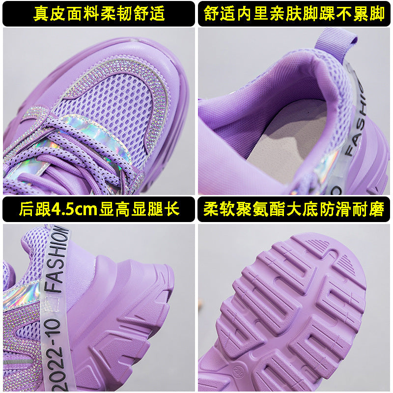Scarpe Sportive Suola Alta