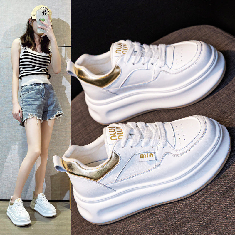 Scarpe Bianche Rialzate