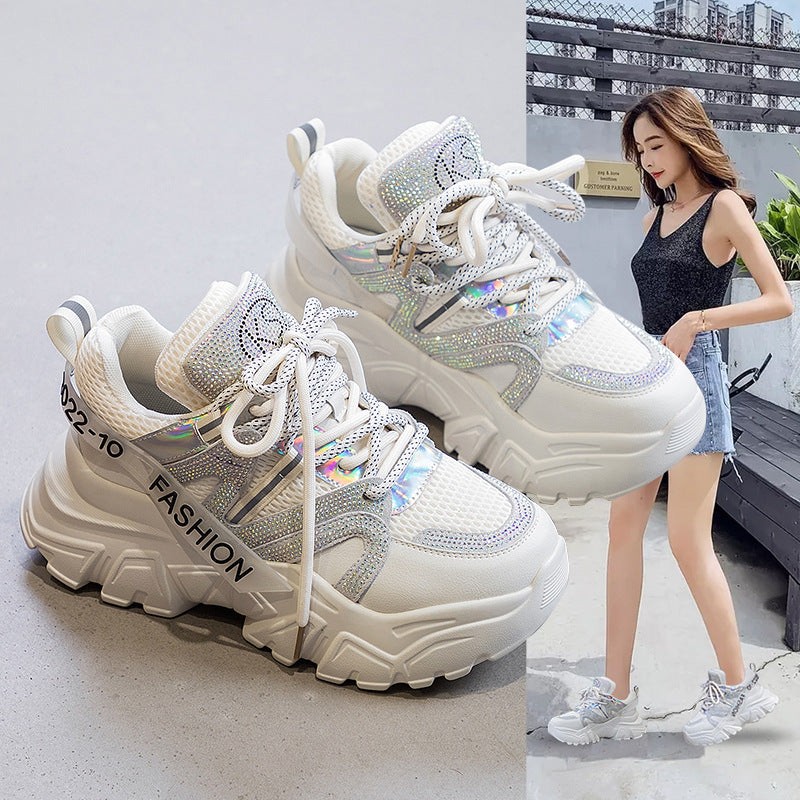 Scarpe Sportive Suola Alta