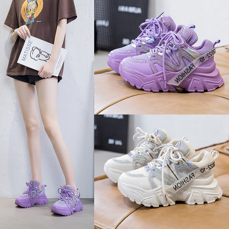 Scarpe Sportive Suola Alta