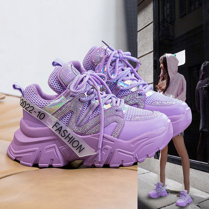 Scarpe Sportive Suola Alta