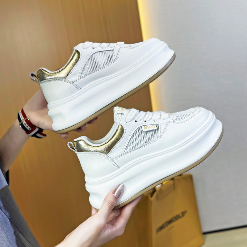 Scarpe Bianche Rialzate