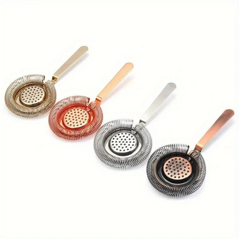 Filtro da cocktail per colino da cocktail in acciaio inossidabile 1PC per strumenti da bar per accessori da bar per bicchieri