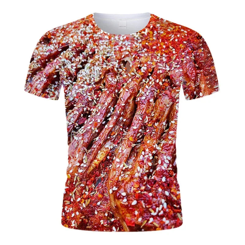 T-Shirt Kebab 3D