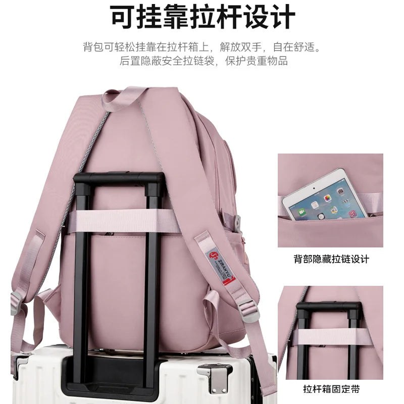 Zaino Scolastico alla Moda per Ragazze, Borsa per Laptop, Zaino da Viaggio Casual, Borsa per Libri, Zaino Impermeabile per Bambini