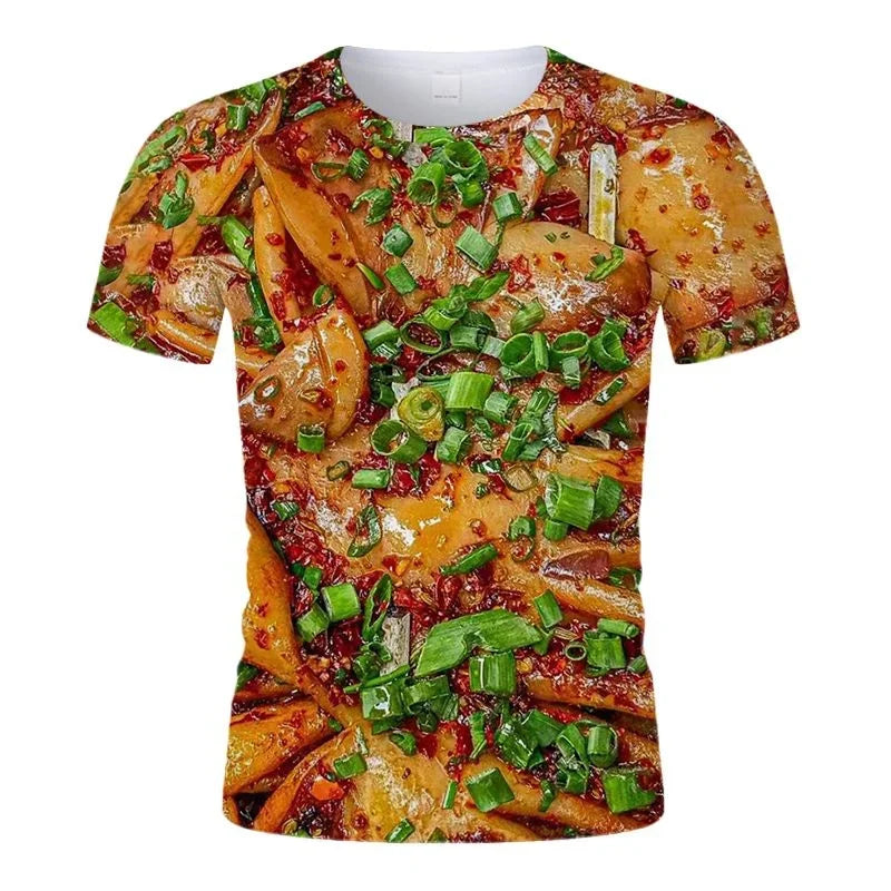 T-Shirt Kebab 3D