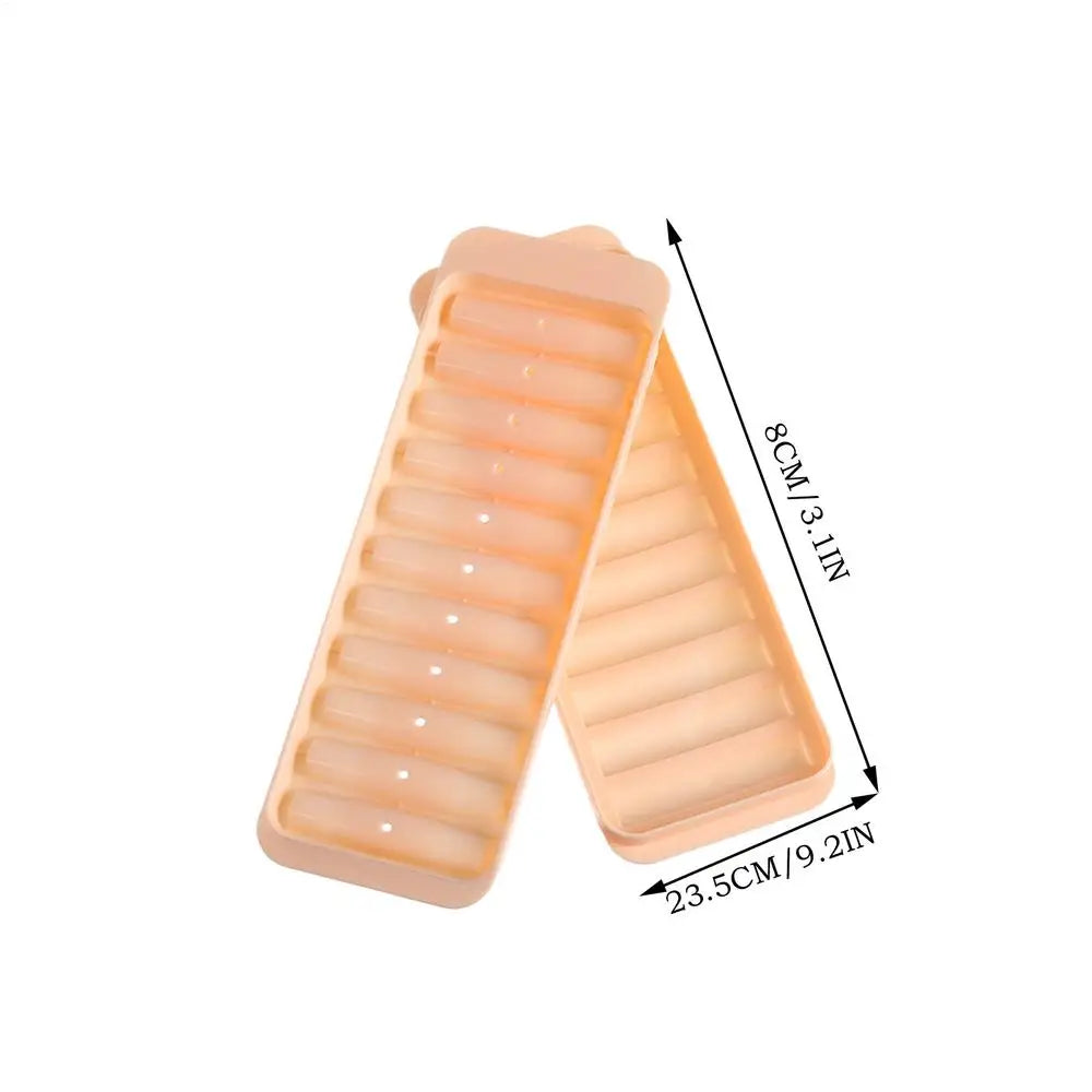 Piccoli barrette di ghiaccio con coperchio Vassoio di ghiaccio Strumenti per la produzione di bevande ghiacciate estive per succhi di vino Famiglia di frutta Accessori per bevande fredde