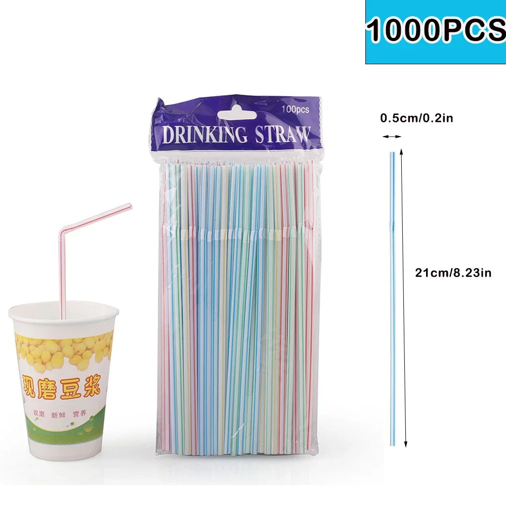 50/3000/6000Pc Cannucce Colorate Festa di Nozze Tè Al Latte cocktail Paglia per Bar Cucina Bevande Casa All'ingrosso Cola paglia