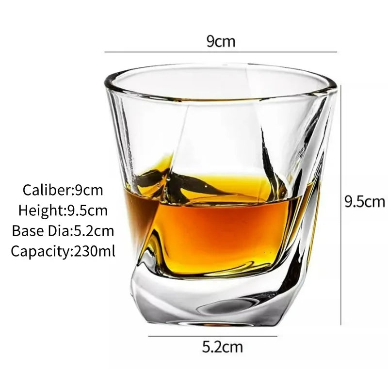 Bicchieri da whisky, Bicchieri da whisky incisi, Bicchieri da whisky vecchio stile, Bicchieri scotch classici, Regalo perfetto per gli amanti dello scotch