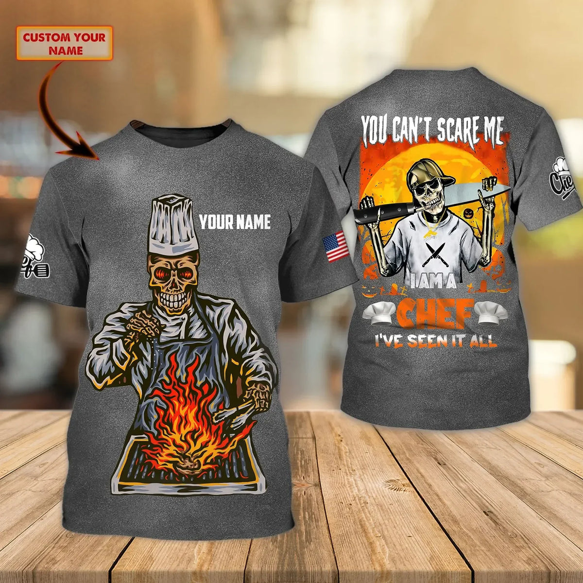 T-Shirt Teschio Personalizzata