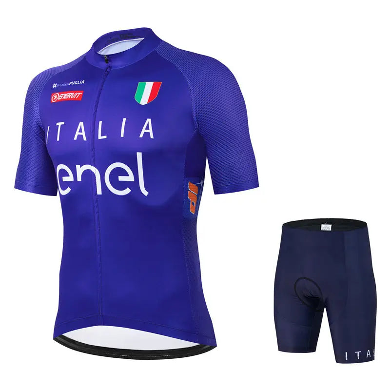 Maglia da ciclismo estiva Italia Team Set abbigliamento da bici MTB abbigliamento da bicicletta da corsa outdoor ad asciugatura rapida Hombre Ropa Maillot Ciclismo