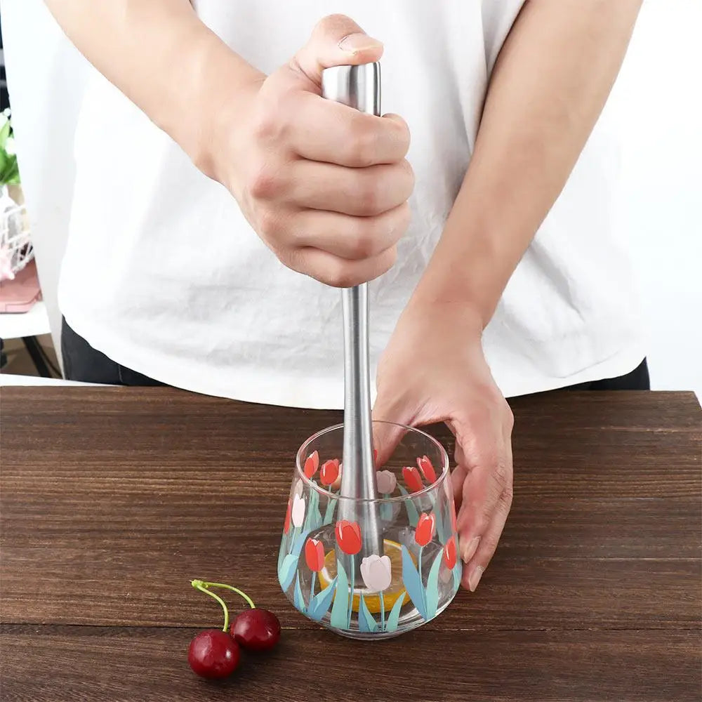 Bar fai da te schiacciatore in acciaio inox vecchio stile tritaghiaccio Mojito Muddler Cocktail Mixer agitatore strumento