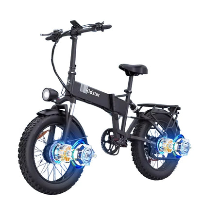 Ridstar H20 Pro Fat Bike Elettrica 2000W