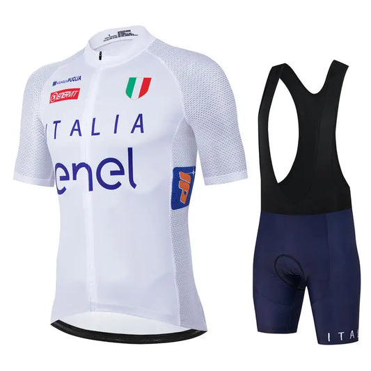 Maglia da ciclismo estiva Italia Team Set abbigliamento da bici MTB abbigliamento da bicicletta da corsa outdoor ad asciugatura rapida Hombre Ropa Maillot Ciclismo