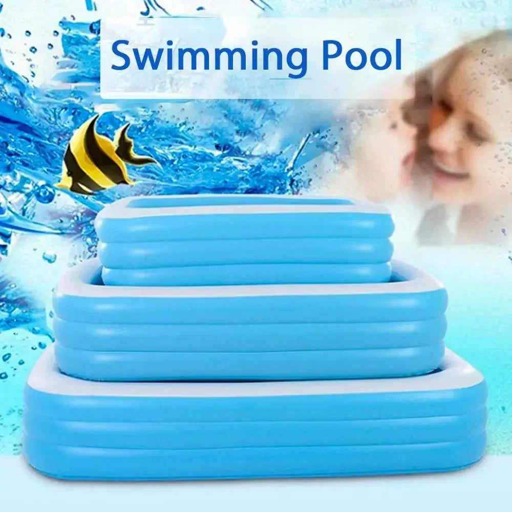 piscina da esterno 3M/2.6M/2M Piscina Gonfiabile Per Bambini Per Adulti PVC Grandi Piscine Per Feste Famiglia Piscina All'aperto Addensato Piscina di Giochi Per Bambini giocattoli