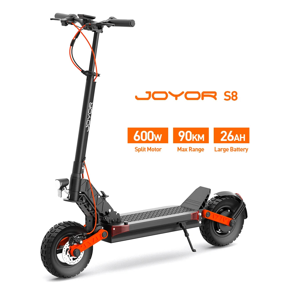 Monopattino Elettrico JOYOR S8 con Batteria 48V26AH e Motore da 600W, Autonomia di 90KM, Ideale come Regalo