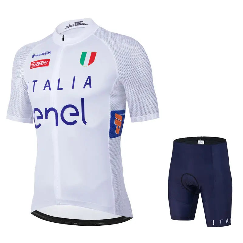 Maglia da ciclismo estiva Italia Team Set abbigliamento da bici MTB abbigliamento da bicicletta da corsa outdoor ad asciugatura rapida Hombre Ropa Maillot Ciclismo