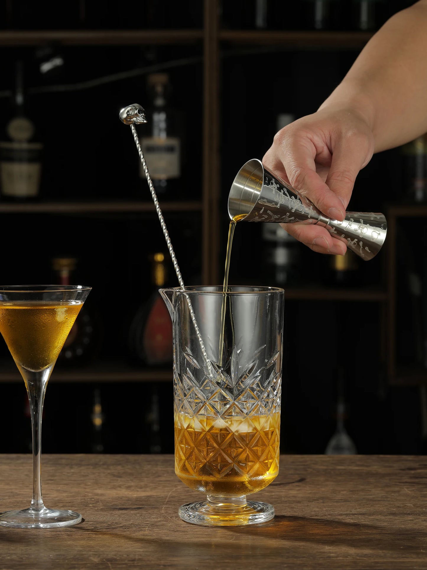 Jigger da cocktail in acciaio inossidabile in stile giapponese Misura bar Strumenti da bar Accessori da bar