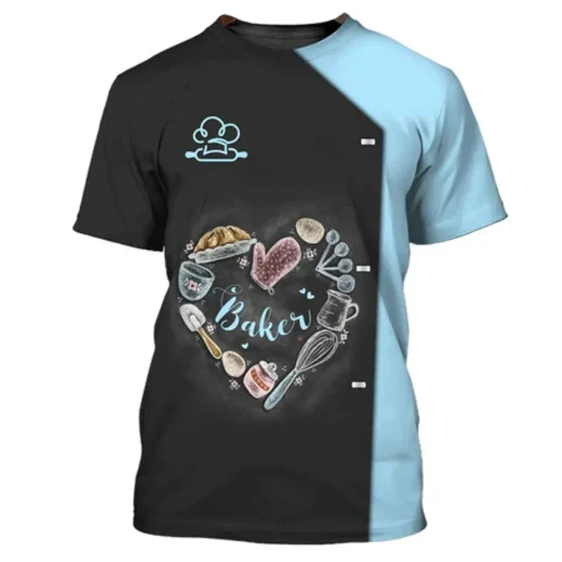 T-Shirt Pasticcere 3D