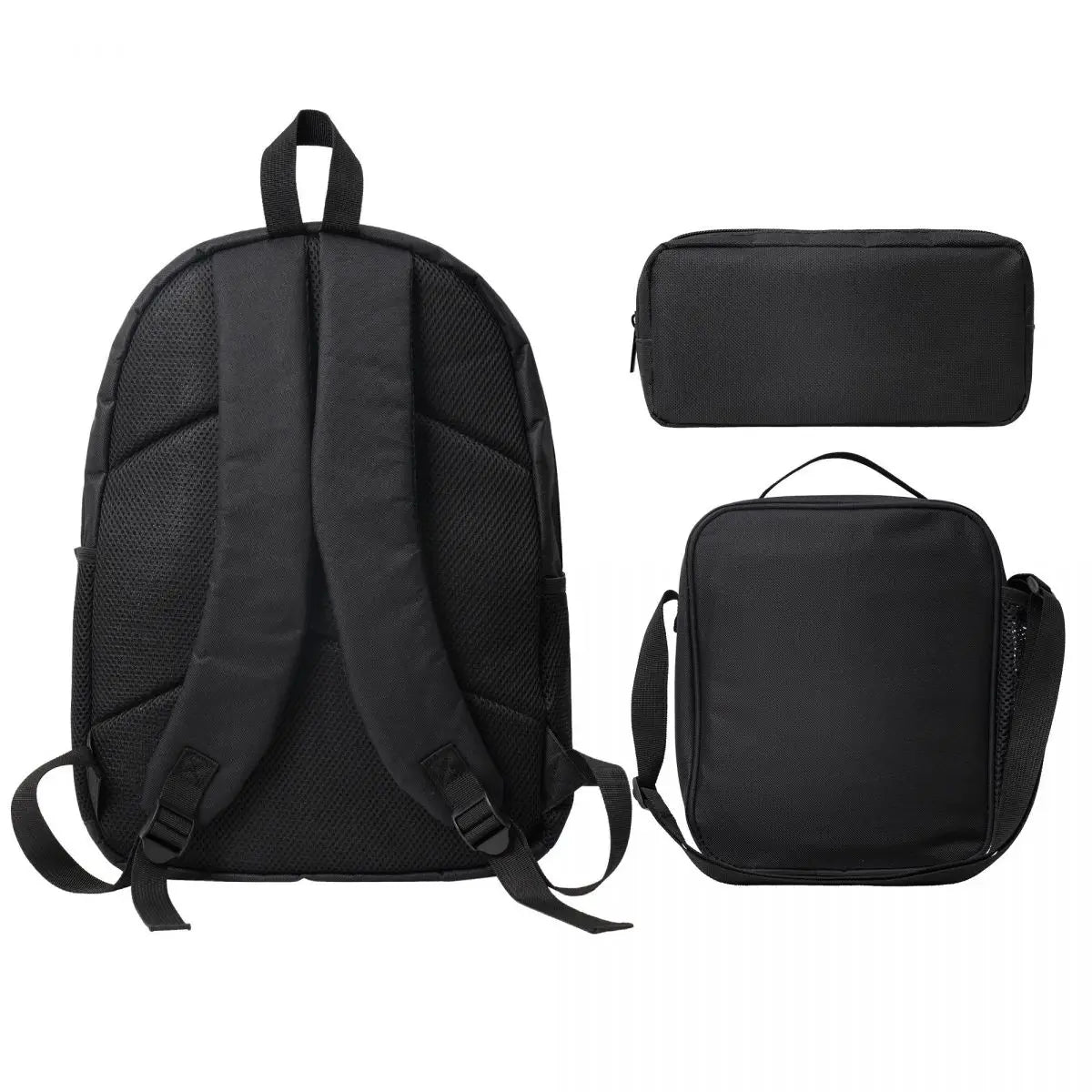 3pecs/set Calcio Numero 19 Lamine Y-Yamal Zaino per studente Borsa a tracolla per scuola superiore Borsa per il pranzo Astuccio