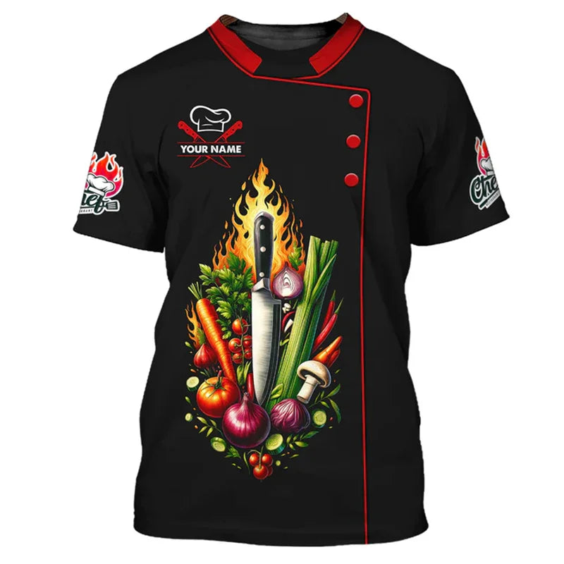 T-Shirt Cuoco Personalizzata