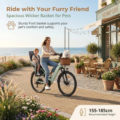 CYSUM X-City Bici Elettrica Urbana 26"