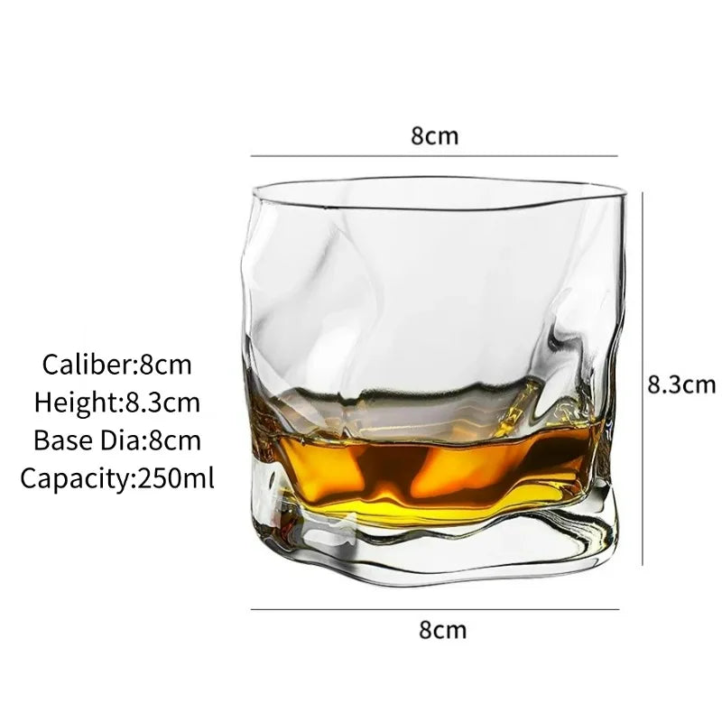 Bicchieri da whisky, Bicchieri da whisky incisi, Bicchieri da whisky vecchio stile, Bicchieri scotch classici, Regalo perfetto per gli amanti dello scotch