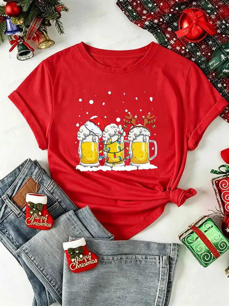 T-Shirt Natale Birra