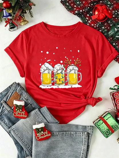 T-Shirt Natale Birra