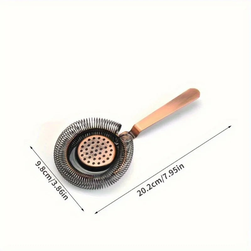 Filtro da cocktail per colino da cocktail in acciaio inossidabile 1PC per strumenti da bar per accessori da bar per bicchieri
