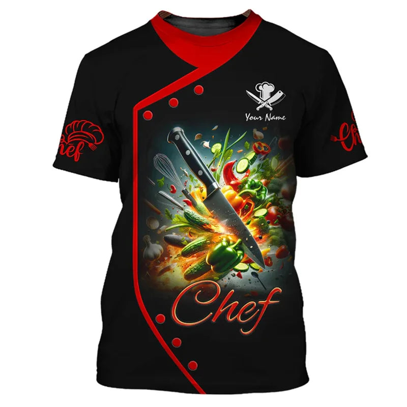 T-Shirt Cuoco Personalizzata