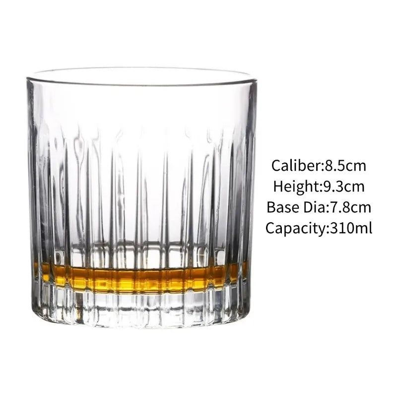 Bicchieri da whisky, Bicchieri da whisky incisi, Bicchieri da whisky vecchio stile, Bicchieri scotch classici, Regalo perfetto per gli amanti dello scotch