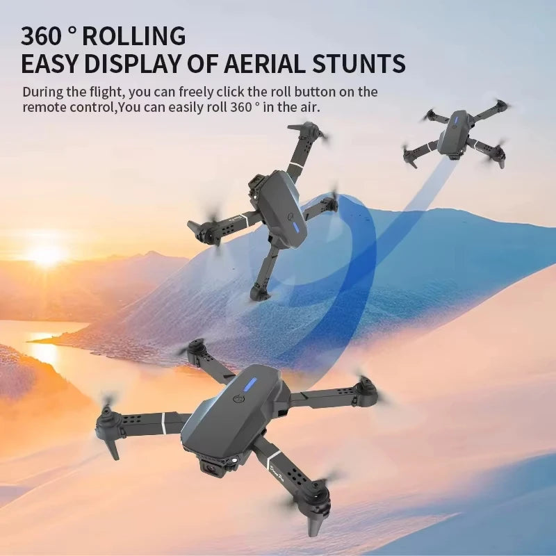 Drone 8K 5G HD Doppia fotocamera Fotografia aerea Schermo di visualizzazione telecomando Aereo di controllo Quadcopter