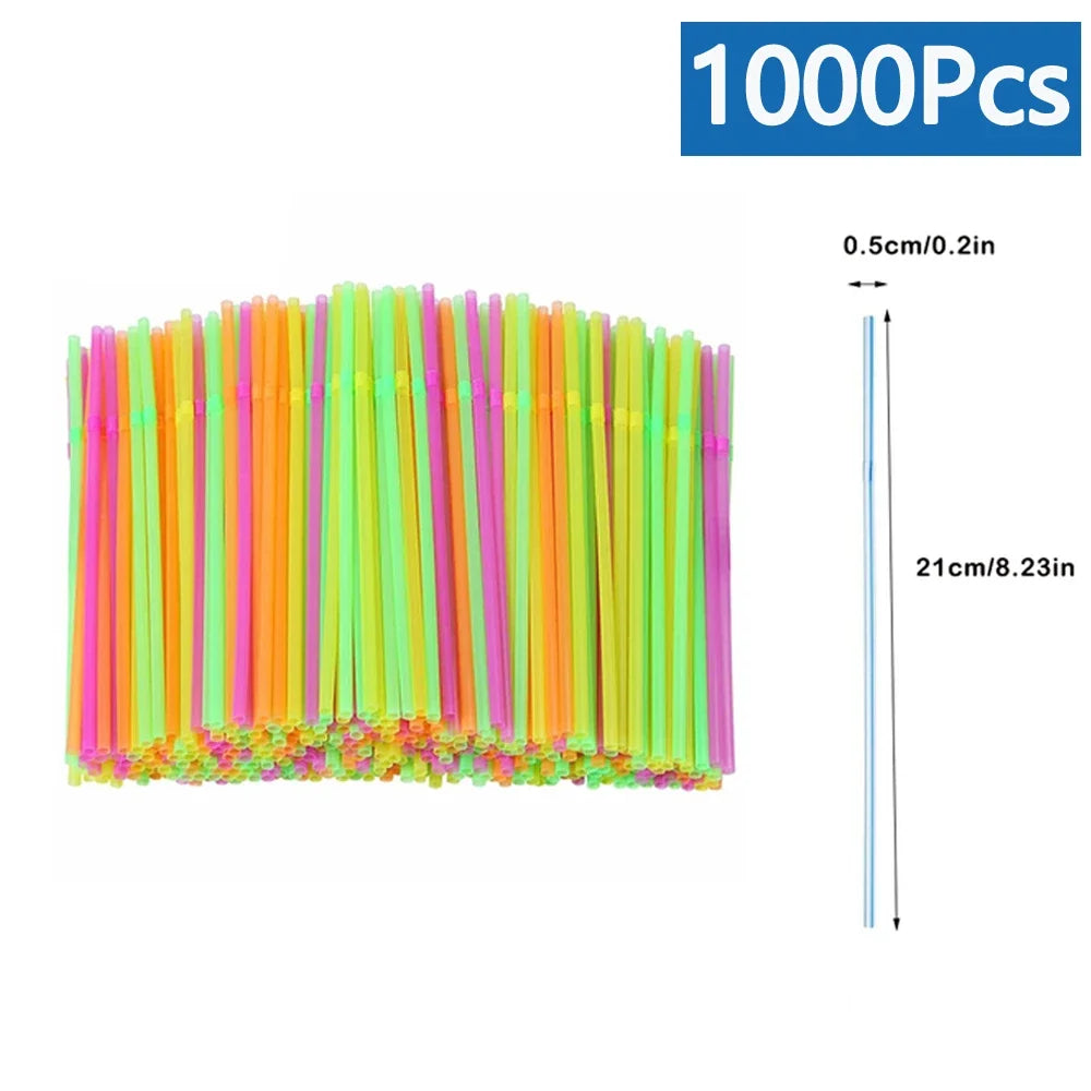 50/3000/6000Pc Cannucce Colorate Festa di Nozze Tè Al Latte cocktail Paglia per Bar Cucina Bevande Casa All'ingrosso Cola paglia