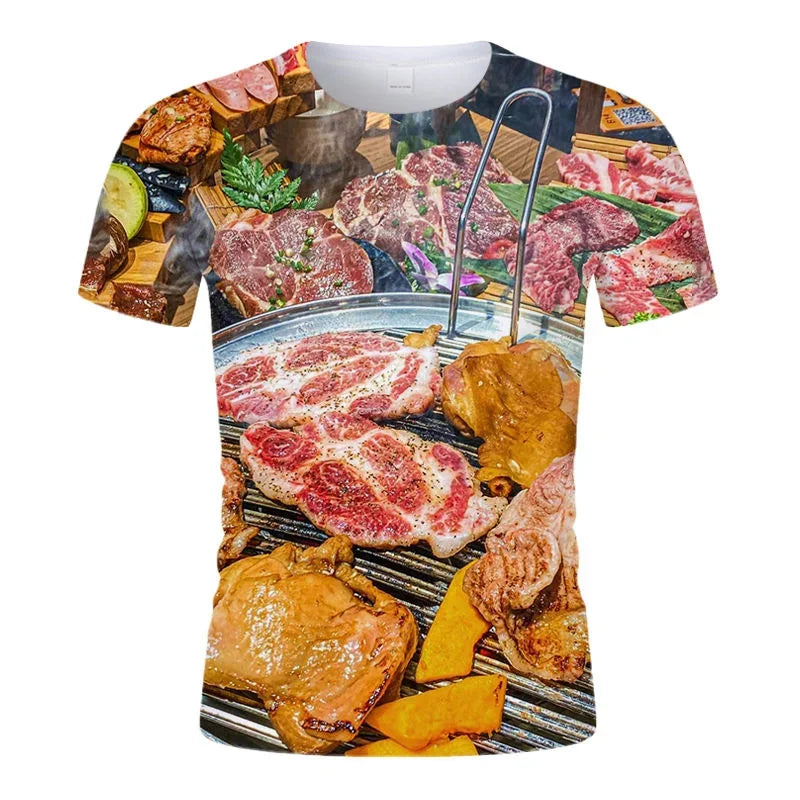 T-Shirt Kebab 3D